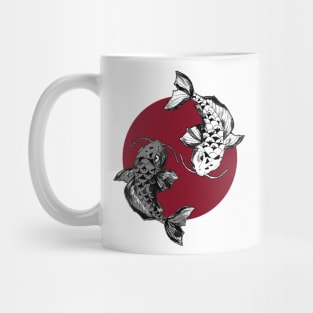 Japanese Koi Fish Circle Mug